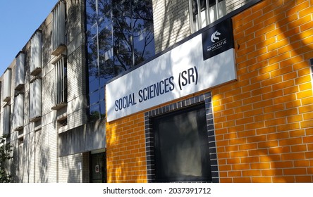 Newcastle, Australia - Sep 2021: Building View Of School Of Humanities And Social Science At The University Of Newcastle, Callaghan Campus. It Offers A Diverse Range Of Teaching And Research