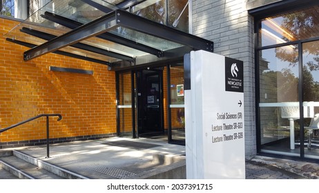 Newcastle, Australia - Sep 2021: Building View Of School Of Humanities And Social Science At The University Of Newcastle, Callaghan Campus. It Offers A Diverse Range Of Teaching And Research