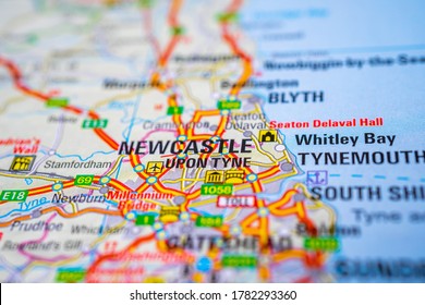 Newcastle On Tyne Map Newcastle Map Images, Stock Photos & Vectors | Shutterstock