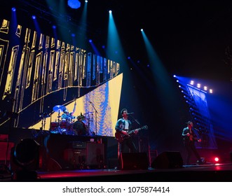 Newcastle, United Kingdom. 12  March 2018. The Stereophonics Perform Live At The Metro Radio Arena, Newcastle.