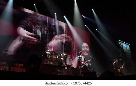 Newcastle, United Kingdom. 12  March 2018. The Stereophonics Perform Live At The Metro Radio Arena, Newcastle.