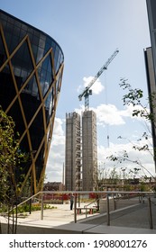 Newcastle Upon Tyne UK: 2nd Aug 2020: The Helix Construction Site