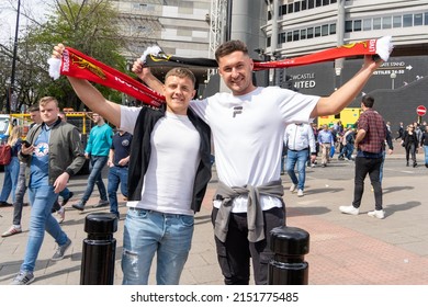 Newcastle Upon Tyne, UK - 30th April 2022: Football Fans Leave St James' Park, After The Newcastle United Versus Liverpool Men's Match.