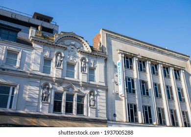 Newcastle Upon Tyne UK: 6th March 2021: Northumberland Street Architecture