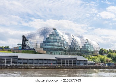 Newcastle Upon Tyne, UK: June 15th, 2022: Sage Gateshead Music Venue, Soon To Be Renamed.