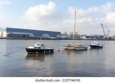 Newcastle Upon Tyne, UK - March 20th, 2022: Shepherd Offshore, Working In The Oil And Natural Gas Industry, At A Time When The Government Seeks To Secure Energy Supplies For The UK. 