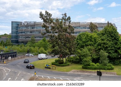 Newcastle Upon Tyne, UK: May 28th, 2022: Northumbria University's Newcastle Business School Campus At Manors.