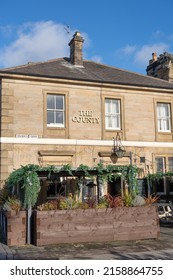 NEWCASTLE UPON TYNE, UNITED KINGDOM - Feb 15, 2022: The County Public House On High Street Gosforth Newcastle Upon Tyne In The UK