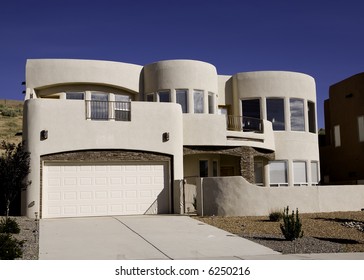 A Newer Adobe Home In New Mexico.