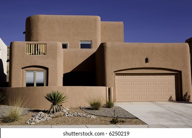 A Newer Adobe Home In New Mexico.