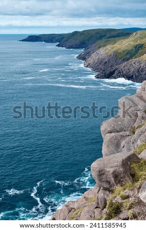 newfoundland Cape Spear Dramatic and Scenic Coastline with Cliffs and Rocks