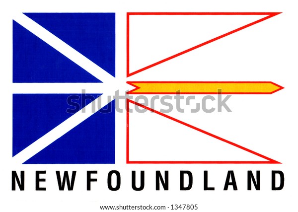 Newfoundland Flag Stock Photo 1347805 