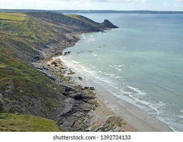 Newgale Beach, St Brides Bay In Wales