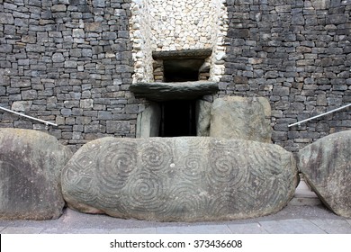 Newgrange Entrance - County Meath, Ireland