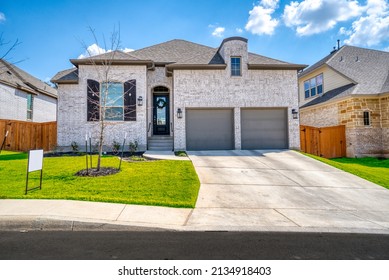 A Newly Built Home In Texas