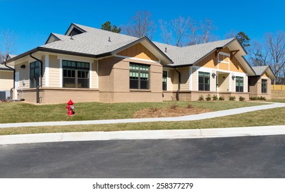 Newly Constructed Small Suburban Building