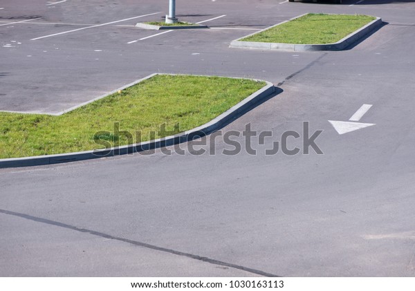 Newly Made Parking Next Shopping Mall Stock Photo (Edit Now) 1030163113