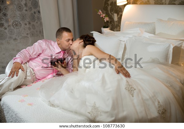  Newly  Married  Couple  Hotel Room  Romance Stock Photo Edit 