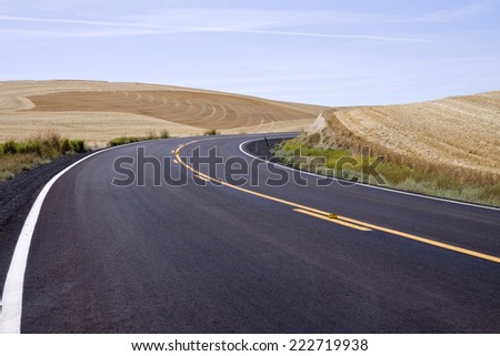 Similar – Image, Stock Photo road construction