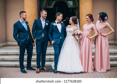 wedding bridesmaid and groomsmen