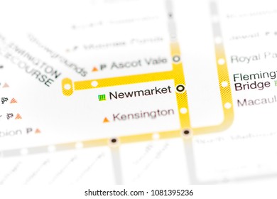 Newmarket Station. Melbourne Metro Map. On A Map. 