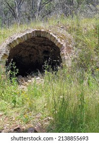 Newnes Beehive Kilns Industrial Site Ruins New South Wales Australia. Overgrown In The Australian Bush