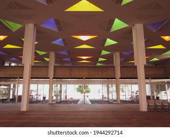 Newport, AU - 4 Jan 2018: Interior Of Newport Mosque. The Architecture Is Designed By Glenn Murcutt And Hakan Elevli. Designed In Contemporary Style To Mark A New Perception Of Islam In Australia.

