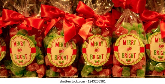 Newport Beach, Ca / USA - 11/27/2018: Christmas Candy On Display