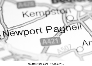 Newport Pagnell. United Kingdom On A Map