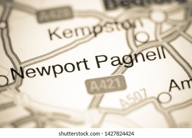 Newport Pagnell. United Kingdom On A Map