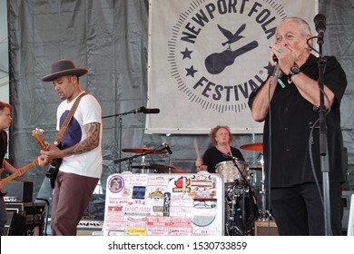 Newport, RI/USA 7/27/18 Ben Harper And Charlie Musselwhite Play Newport Folk Festival