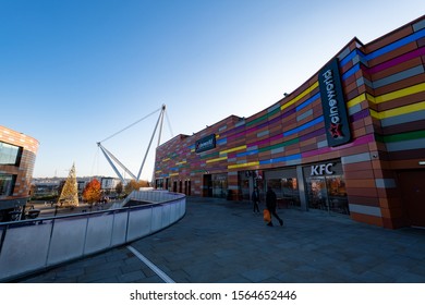 Newport, Wales, UK – November 18, 2019: Cineworld Cinema at Newport City Centre, South Wales, United Kingdom