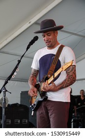 Newport,RI/USA -7/27/18 Ben Harper Plays Newport Folk Festival