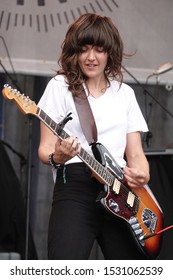 Newport,RI/USA-7/28/18: Courtney Barnett Performs At Newport Folk Festival.