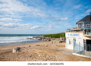 Newquay, Cornwall - September 2010:
Surf Shop On Fistral Beach