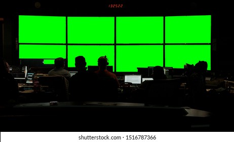 News Broadcast Control Room Still 1