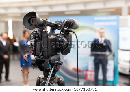 News conference or press briefing