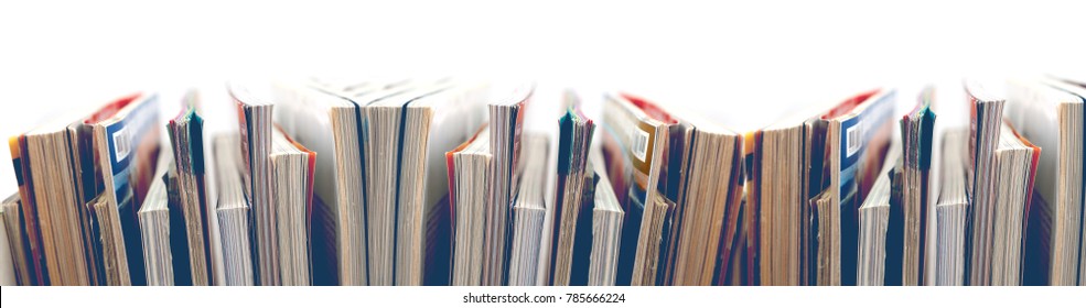 News and journal. Entertainment and leisure. Magazines and books background - Shutterstock ID 785666224
