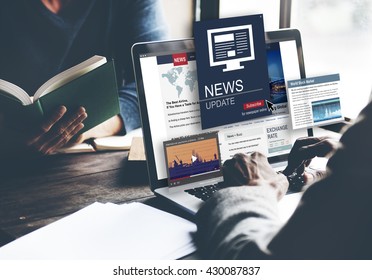 News Update Journalism Headline Media Concept - Shutterstock ID 430087837