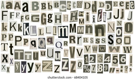 Letters Newspaper High Res Stock Images Shutterstock