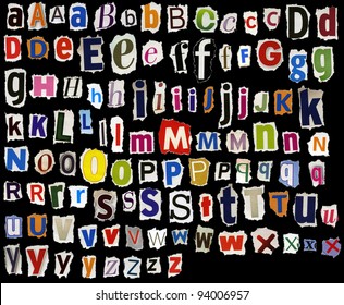 Torn Paper Font Hd Stock Images Shutterstock