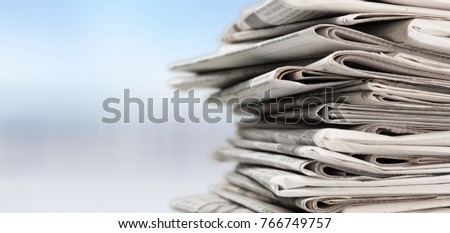 Newspaper, journalist, backgrounds.