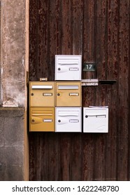 For Newspaper. Letter Box, Wood Big Doors