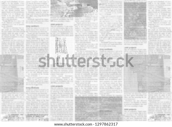 Newspaper Old Unreadable Text Vintage Grunge Stock Photo Edit Now