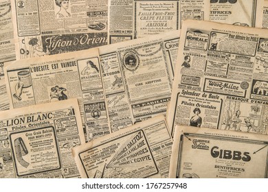 French Vintage Newspaper High Res Stock Images Shutterstock