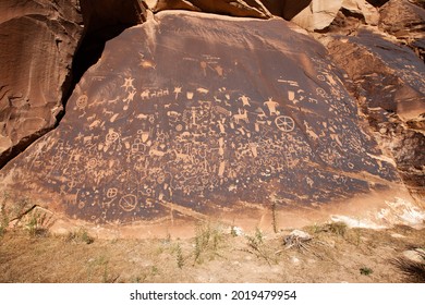 Newspaper Rock State Historical Monument, Utah, USA 2020