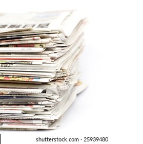 Newspaper Stack Stock Photo 25939480 | Shutterstock