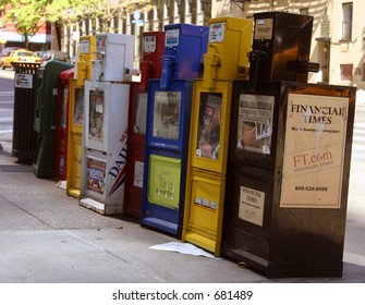 Newspaper Vending Machines