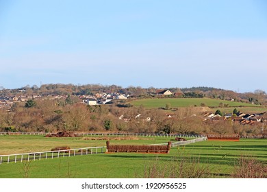 Newton Abbot Town And Racecourse In Devon