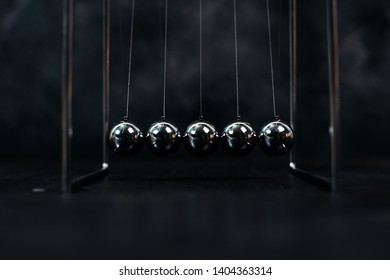 Newton Cradle Pendulums Steel Kinetic Balls Stock Photo 1404363314 ...